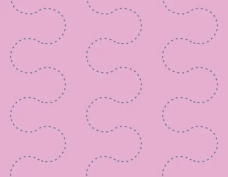 Seamless Endless Dot Path Background Stockillustratie