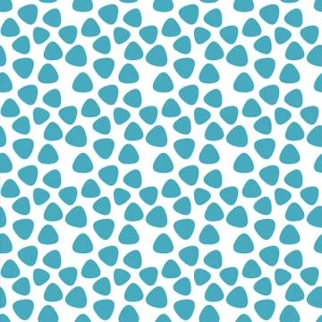 Seamless endless infinity pattern of geometric blue triangle shapes. Drawing for Stock Illustration
