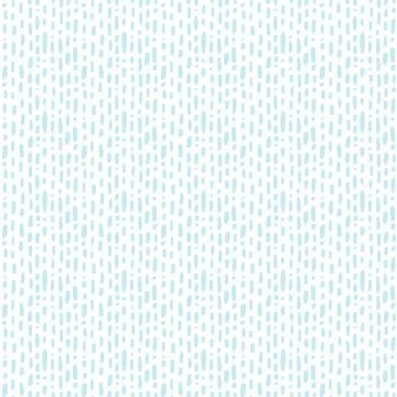 Seamless endless pattern of hand drawn dots and lines in blue color for fabri Illustrazione stock