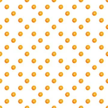 Seamless endless pattern of slices of juicy ripe red tomato. Design for wrapping Stock Photos