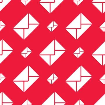 Seamless envelope pattern Stock Illustration