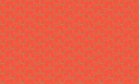 Seamless ethnic and geometric pattern for fabric, Textile ornament in an orange Stock Photos