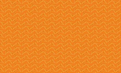 Seamless ethnic and geometric pattern for fabric, Textile ornament in an orange Stock Photos