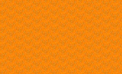 Seamless ethnic and geometric pattern for fabric, Textile ornament in an orange Stock Photos