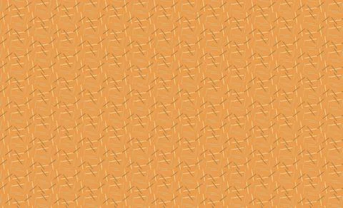 Seamless ethnic and geometric pattern for fabric, Textile ornament in an orange Stock Photos