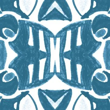 Seamless ethnic background. Geometric aztec pattern. Stock-Illustration