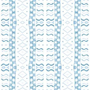 Seamless ethnic background. Geometric aztec pattern. Illustrazione stock