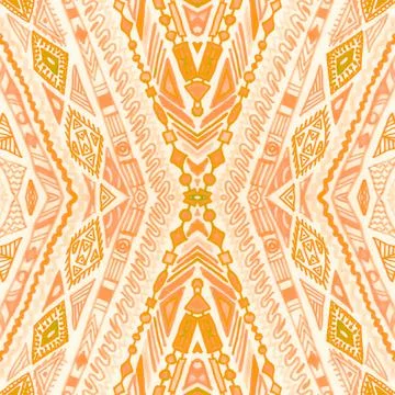Seamless ethnic background. Geometric aztec pattern. Ilustración de archivo