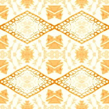 Seamless ethnic background. Geometric aztec pattern. Stock Illustration
