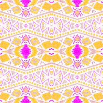 Seamless ethnic background. Geometric aztec pattern. Illustrazione stock