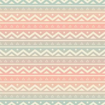 Seamless ethnic background 스톡 일러스트