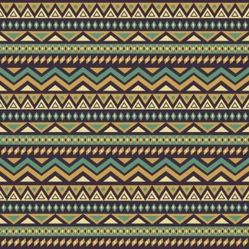 Seamless ethnic background Stock Illustration