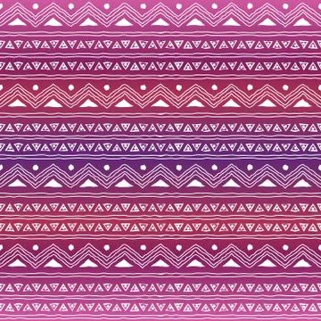 Seamless ethnic background Stock Illustration