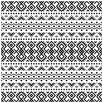 Seamless Ethnic Pattern design vector. Illustration of Ornament Pattern desig Stock Illustration