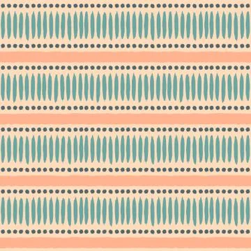 Seamless ethnic pattern Stock Illustration