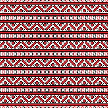 Seamless ethnic pattern Stock Illustration