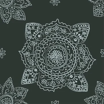 Seamless ethnic pattern Illustrazione stock