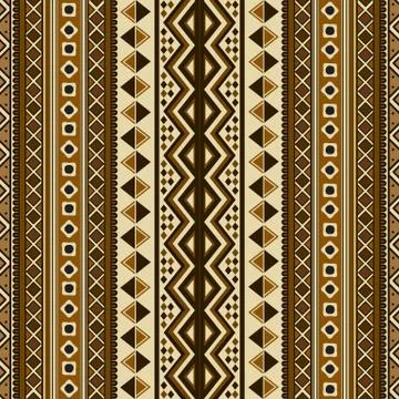 Seamless ethnic pattern Stock Illustration