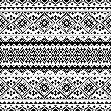 Seamless ethnic pattern Stock Illustration