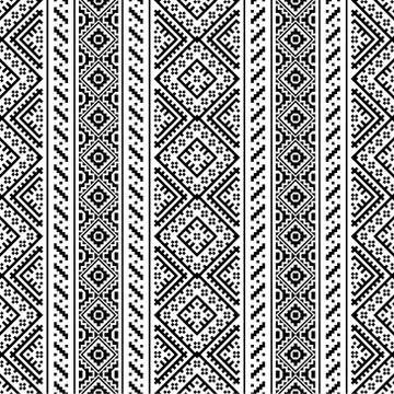 Seamless ethnic pattern Stock Illustration
