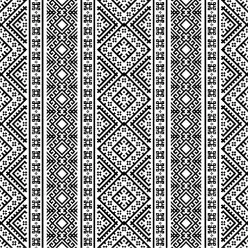 Seamless ethnic pattern Stock Illustration