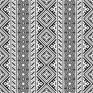 Seamless ethnic pattern Stock Illustration