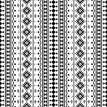 Seamless ethnic pattern Stock Illustration