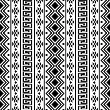Seamless ethnic pattern Stock Illustration