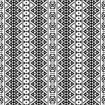 Seamless ethnic pattern Stock Illustration