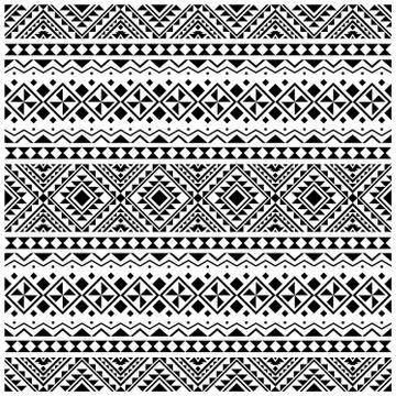 Seamless Ethnic Pattern persian design vector. Illustration of Ornament Patte Stock Illustration