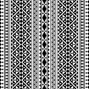 Seamless ethnic pattern texture background design vector 스톡 일러스트