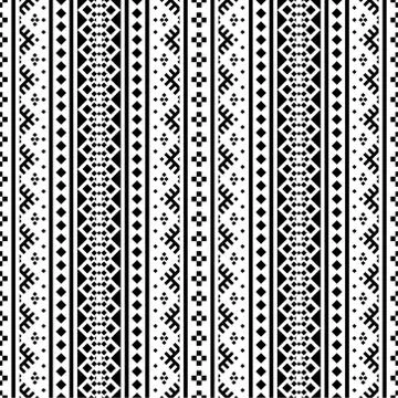 Seamless ethnic pattern texture background design vector Illustrazione stock