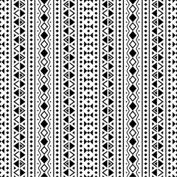 Seamless ethnic pattern texture design background Stock Illustration