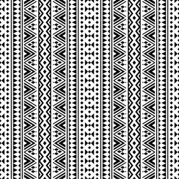 Seamless ethnic pattern texture design background Stock Illustration