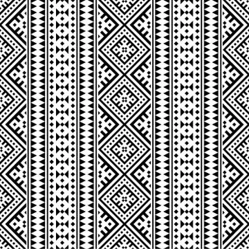Seamless ethnic pattern texture design background Stock Illustration