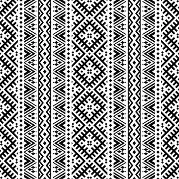 Seamless ethnic pattern texture design background Stock Illustration