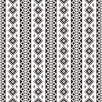 Seamless ethnic pattern texture design vector Stock Illustration