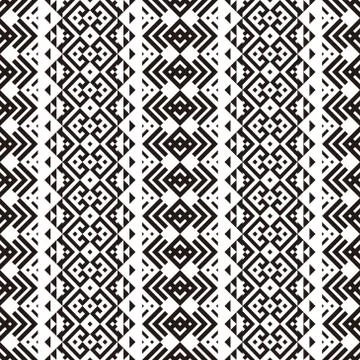 Seamless ethnic pattern texture design vector Stock Illustration