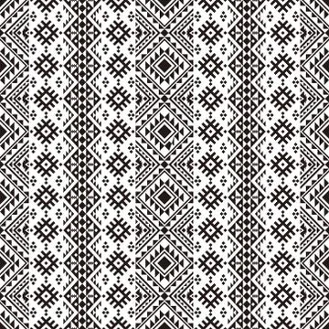 Seamless ethnic pattern texture design vector Illustrazione stock