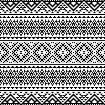 Seamless ethnic pattern vector. Tribal Pattern. Aztec, navajo, fabric, tribal Stock Illustration