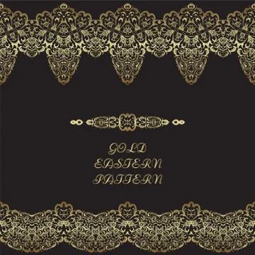 Seamless ethnic patterns for border. 스톡 일러스트