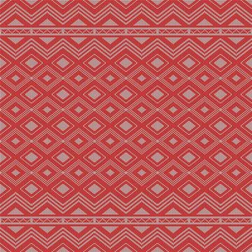 Seamless ethnic patterns. knitted fabrics, Traditional tribal texture Stock Illustration
