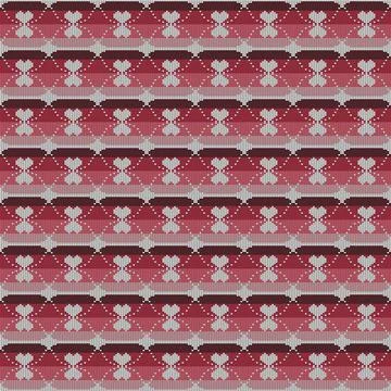 Seamless ethnic patterns. knitted fabrics, Traditional tribal texture Illustrazione stock