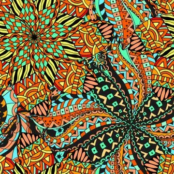 Seamless etnik Pattern Illustrazione stock