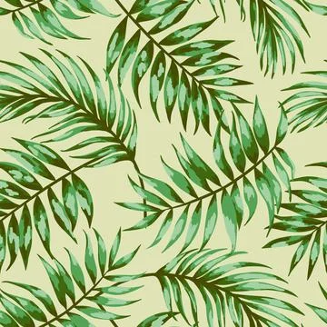 Seamless exotic pattern. Illustrazione stock