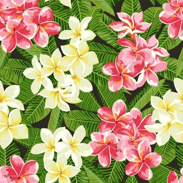 Seamless exotic pattern. Illustrazione stock