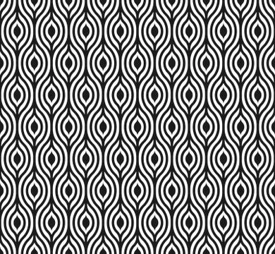 Seamless eye background in geometric style. Tiled. Stock Illustration