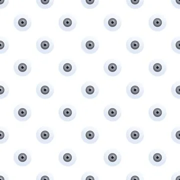 Seamless eyeball pattern creating a medical vision background 스톡 일러스트