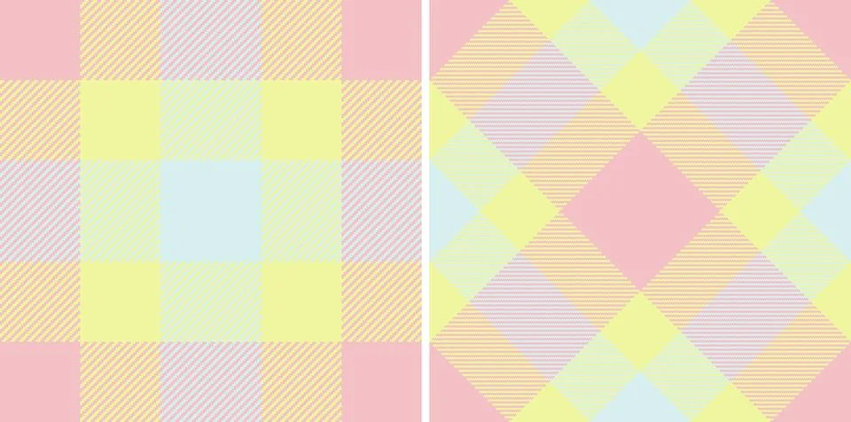 Seamless fabric check of pattern tartan textile with a plaid vector texture.. 스톡 일러스트