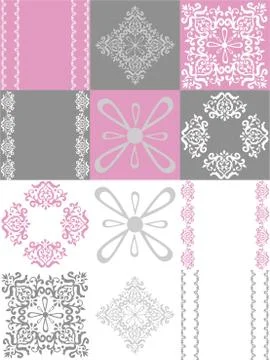 Seamless fabric pattern Stock Illustration